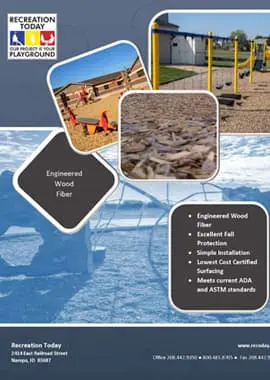 A brochure with pictures of equipment and construction.