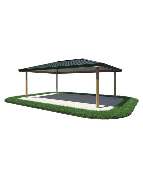 16' x 24' Hip End | Steel Frame Shelter