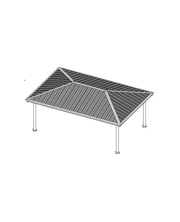 16' x 24' Hip End | Steel Frame Shelter - Image 2