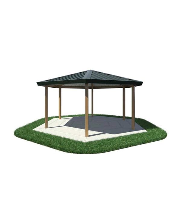 20' Hexagonal | Steel Frame Shelter