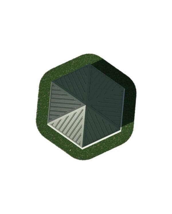 20' Hexagonal | Steel Frame Shelter - Image 2