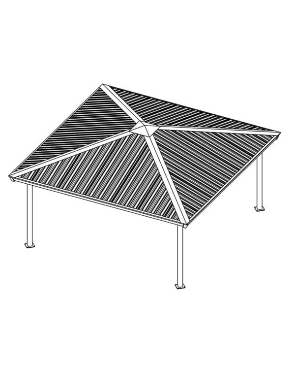 20' Square | Steel Frame Shelter - Image 3