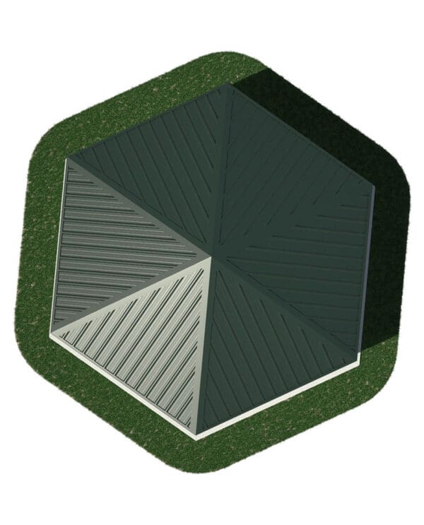 28' Hexagonal | Steel Frame Shelter - Image 2