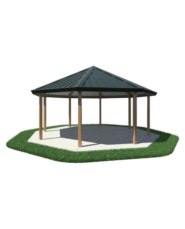 24' Octagonal | Steel Frame Shelter