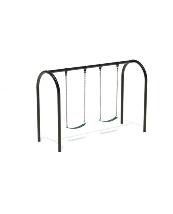 3.5" Arch Swing Frame 8ft - 1 Bay | Commercial Playground Equipment