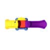 Kids' colorful crocodile playground slide.