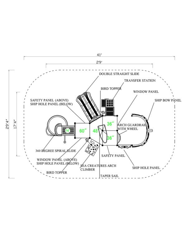 CS-1603 | Commercial Playground Equipment - Image 4