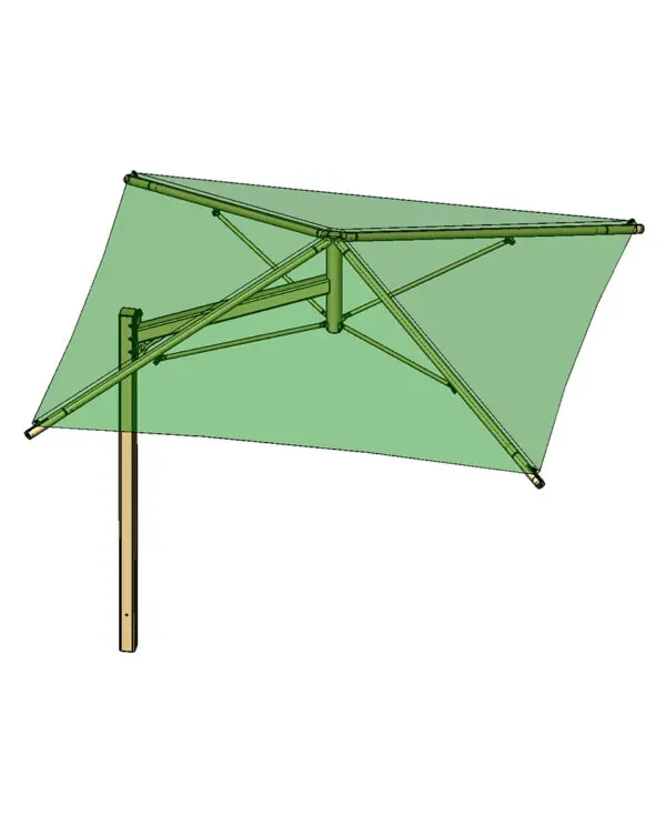 14' Square Cantilever Umbrella | Shade Structure