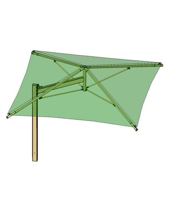 16' Square Cantilever Umbrella | Shade Structure