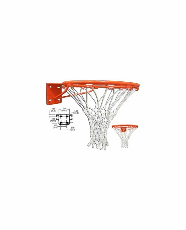 Economy Outdoor Gooseneck Basketball System w/ Aluminum Backboard | Sports Equipment - Image 3