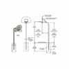Basketball hoop diagram, GN35 model.