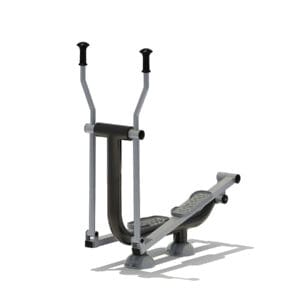 Outdoor elliptical cross trainer machine.