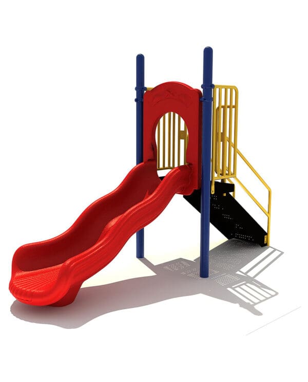 3' Free Standing Single Wave Slide | Commercial Playground Equipment