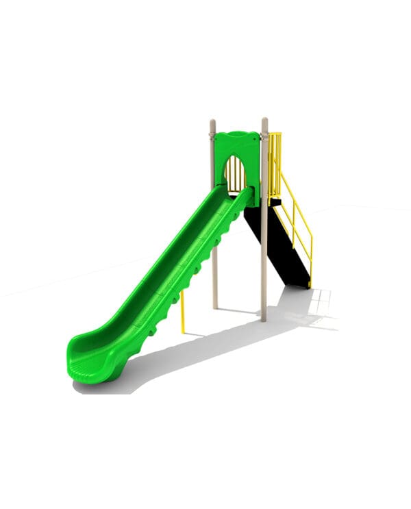 6' Free Standing Single Sectional Slide | Commercial Playground Equipment