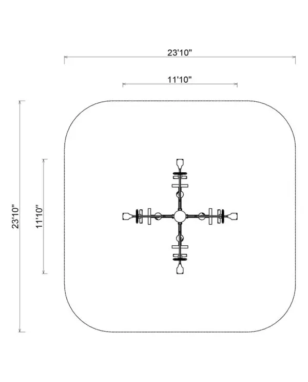 Four Way Seesaw | Commercial Playground Equipment - Image 3