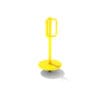 Yellow playground spinning top toy.