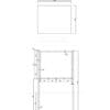 Technical drawing: FS-30495 screen dimensions.