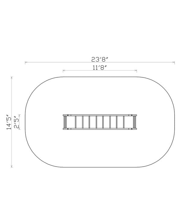 Free Standing Jr. Challenge Ladder | Commercial Playground Equipment - Image 2