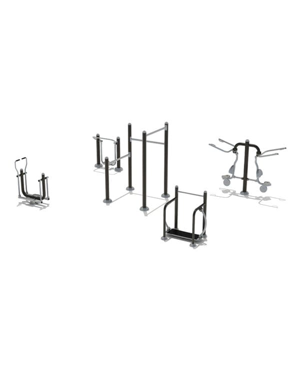 5 Station Fitness Group | Commercial Playground Equipment