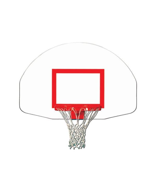 Economy Outdoor Gooseneck Basketball System w/ Steel Backboard | Sports Equipment - Image 2