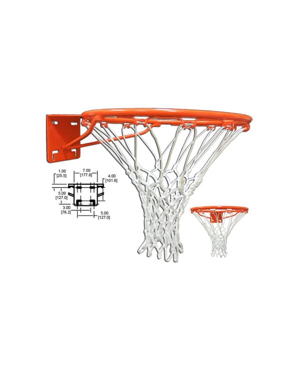 Economy Outdoor Gooseneck Basketball System w/ Steel Backboard | Sports Equipment - Image 3