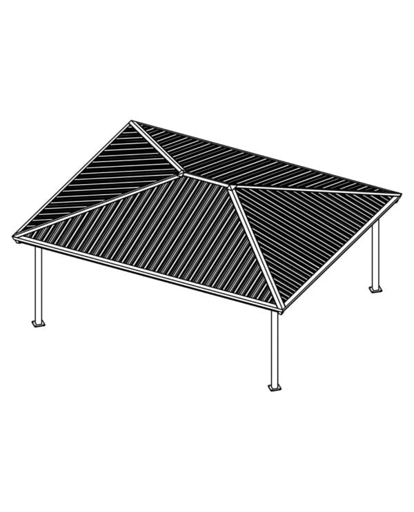 20' x 24' Hip End | Steel Frame Shelter - Image 2