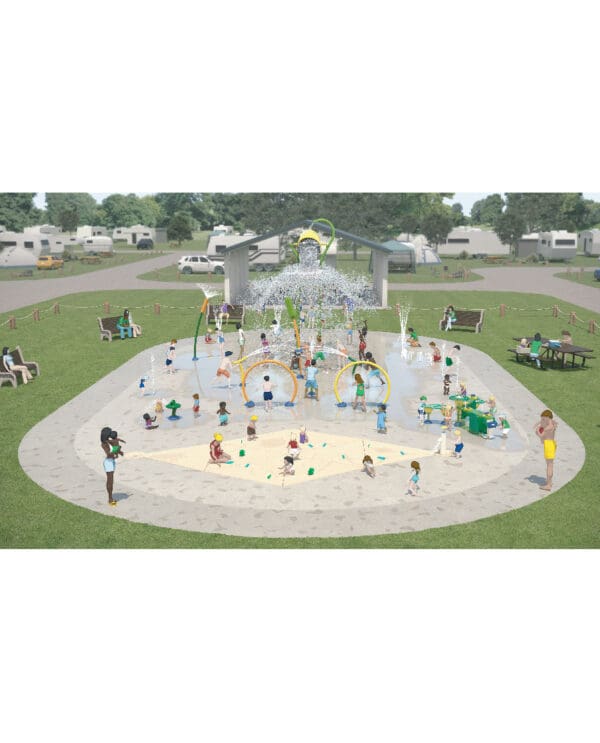 Splashpad featuring Water Journey#26829