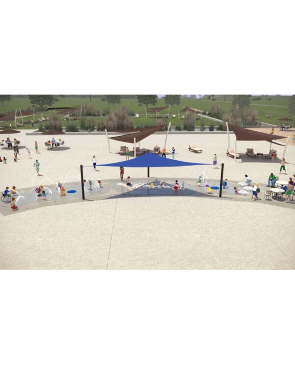 Splashpad Featuring Water Journey#27298