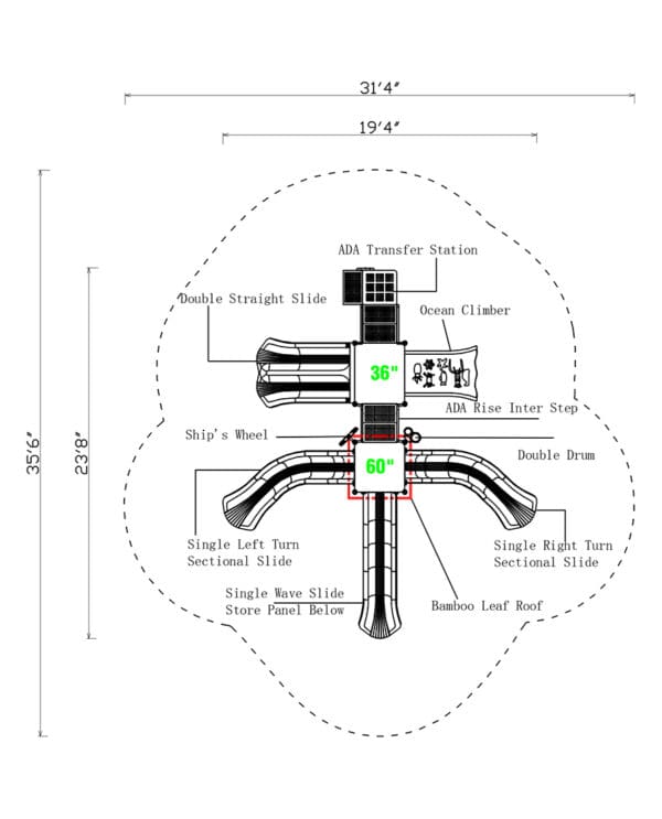 KP-1515 | Commercial Playground Equipment - Image 4