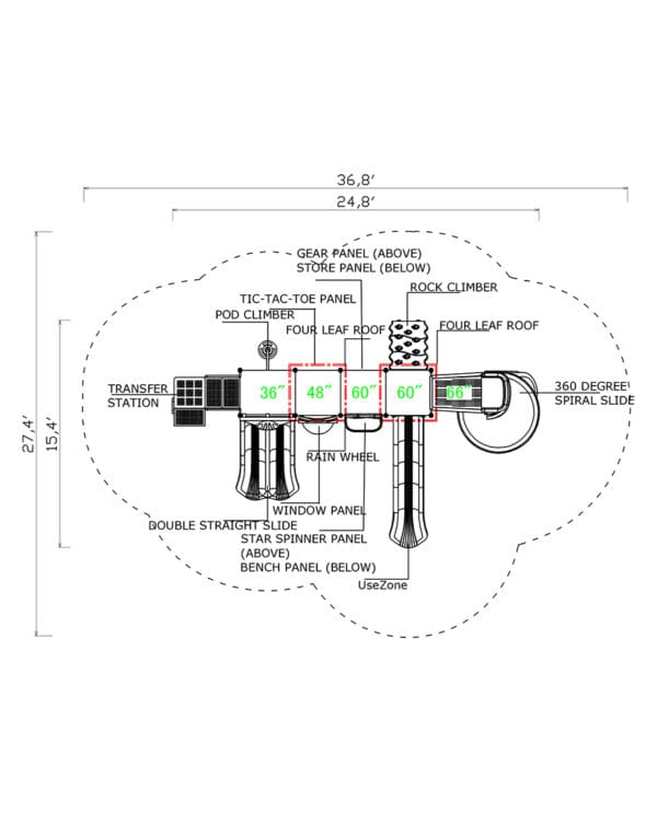 KP-1607 | Commercial Playground Equipment - Image 4