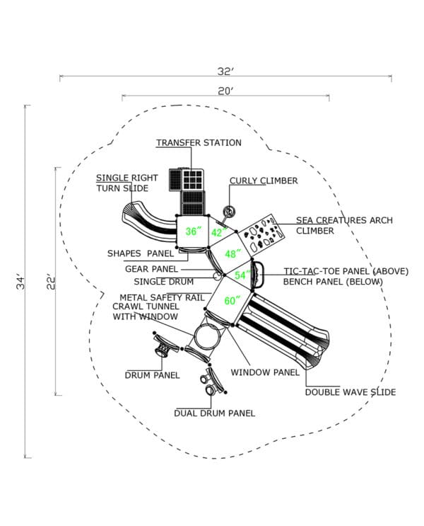 KP-1612 | Commercial Playground Equipment - Image 4