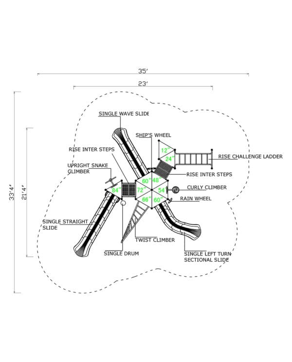 KP-1615 | Commercial Playground Equipment - Image 4