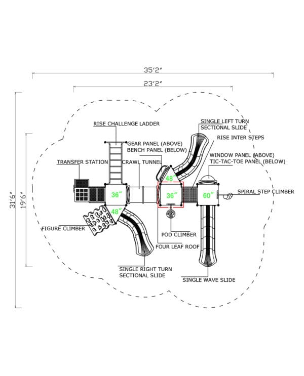 KP-1627 | Commercial Playground Equipment - Image 4