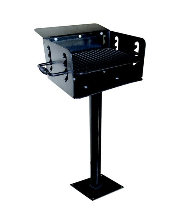 Black Enamel Outdoor Grill