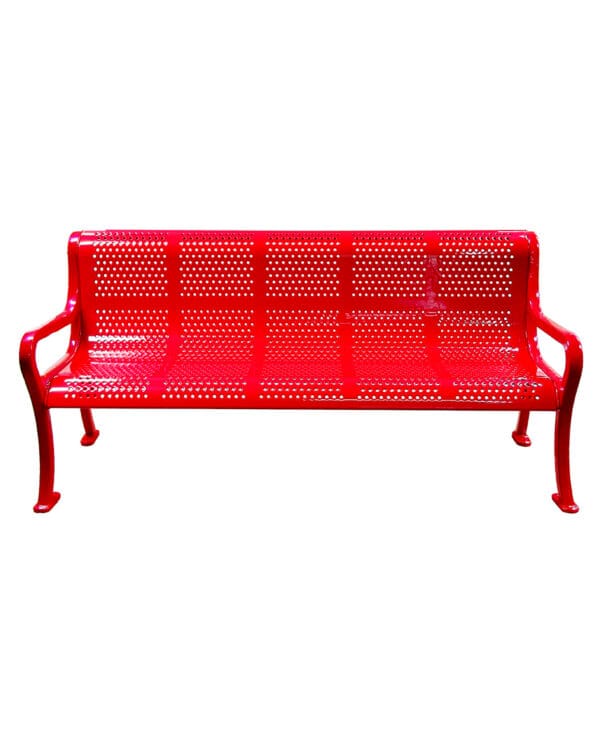 Roll Formed Perforated Bench