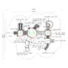 Playground plan diagram with measurements.