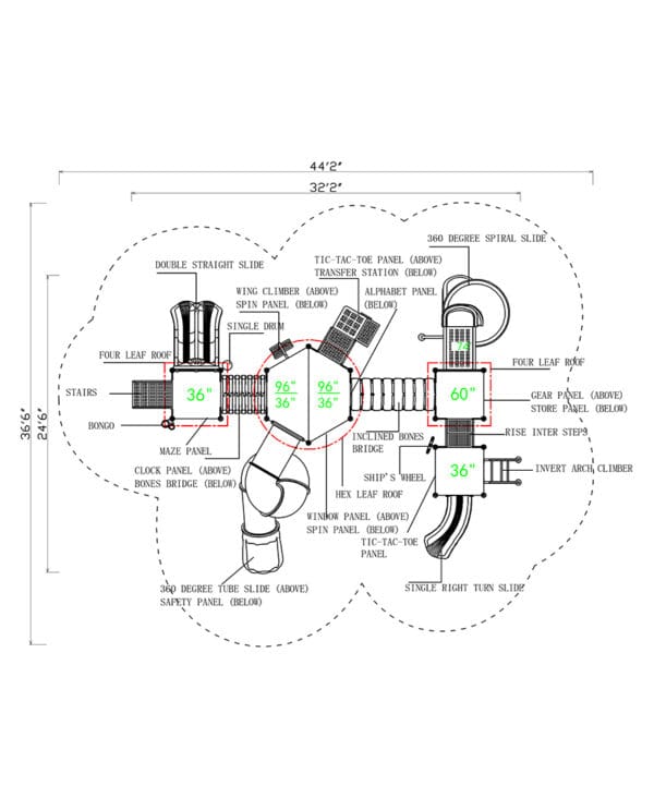 MX-1603 | Commercial Playground Equipment - Image 4