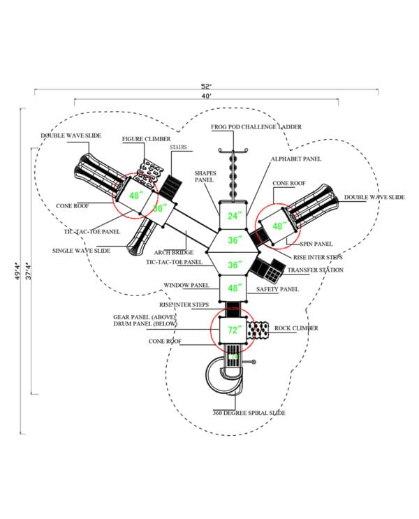 MX-1604 | Commercial Playground Equipment - Image 4