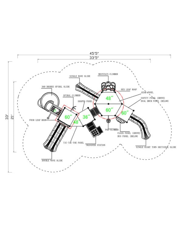 MX-1606 | Commercial Playground Equipment - Image 4