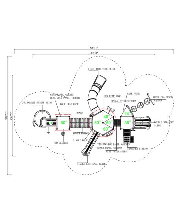 MX-1607 | Commercial Playground Equipment - Image 4