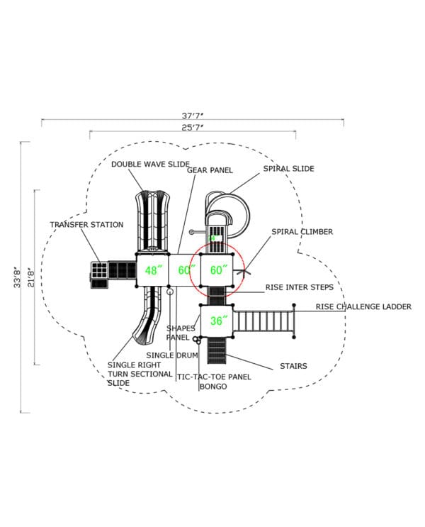 MX-1610 | Commercial Playground Equipment - Image 4