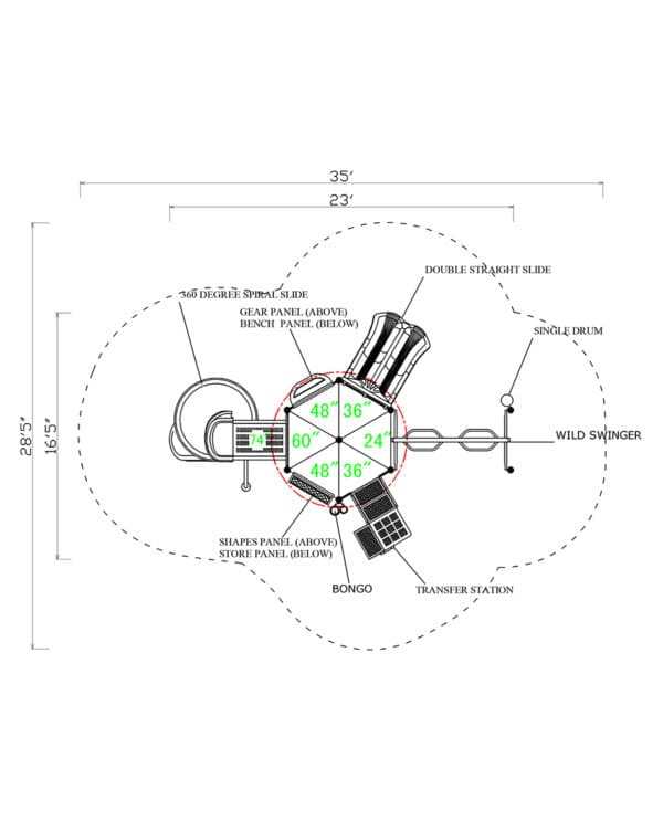 MX-1612 | Commercial Playground Equipment - Image 4