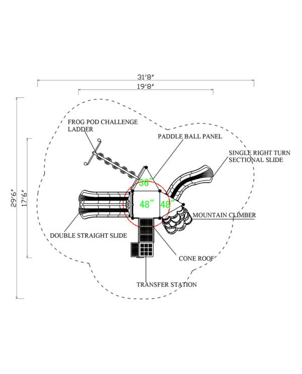 MX-1614 | Commercial Playground Equipment - Image 4