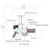 Playset diagram with dimensions.