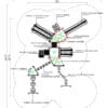 Playground design: slides, climbers, ladders.