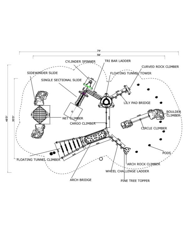 NX-1405 | Commercial Playground Equipment - Image 4