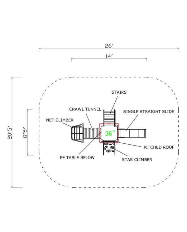 PE-1701 | Commercial Playground Equipment - Image 4