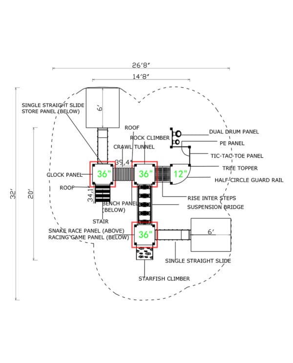 PE-80225 | Commercial Playground Equipment - Image 4