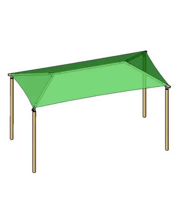 15' x 25' Rectangle Hip | Shade Structure