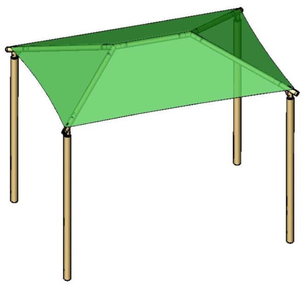 28' x 38' Rectangle Hip | Shade Structure